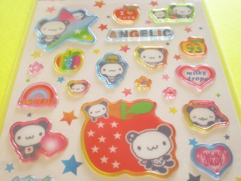 Photo1: Kawaii Cute Sticker Sheet 平成ハピ×2 コレクション San-x *Star Cutie (SE74503)