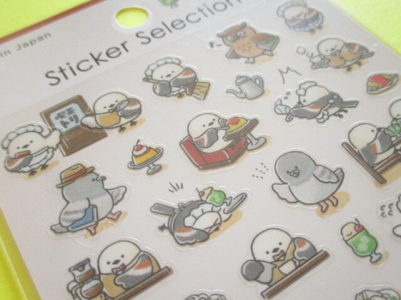 Photo3: Kawaii Cute Stickers Sheet Gaia *シマエナガの純喫茶 (466843-1)
