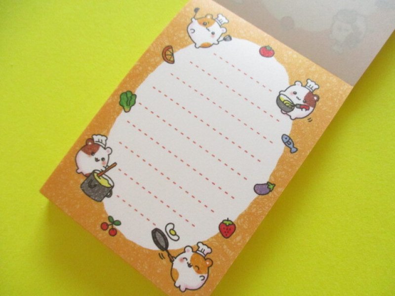 Photo1: Kawaii Cute Mini Memo Pad 平成アニマル Gaia *Hamu☆Star Restaurant (466878-1)