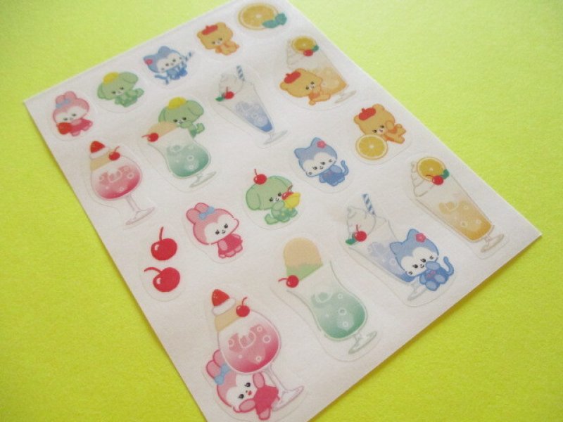 Photo2: Kawaii Cute Film Stickers Set Kyowa *Colourful Cream Soda (62-F39)