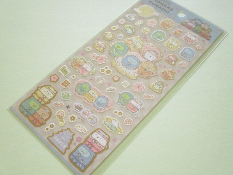 Photo1: Kawaii Cute Stickers Sheet Sumikkogurashi San-x *忍者 (SE73001) (1)