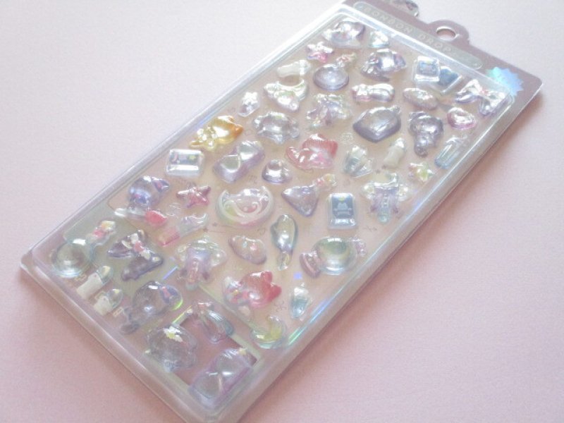 Photo1: Kawaii Cute Bonbon Drop Stickers Sheet Q-Lia *まじょねこ Bonbon (01213)  (1)