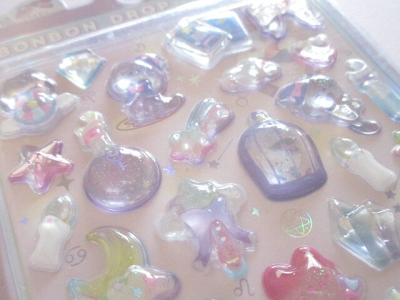 Photo3: Kawaii Cute Bonbon Drop Stickers Sheet Q-Lia *まじょねこ Bonbon (01213) 