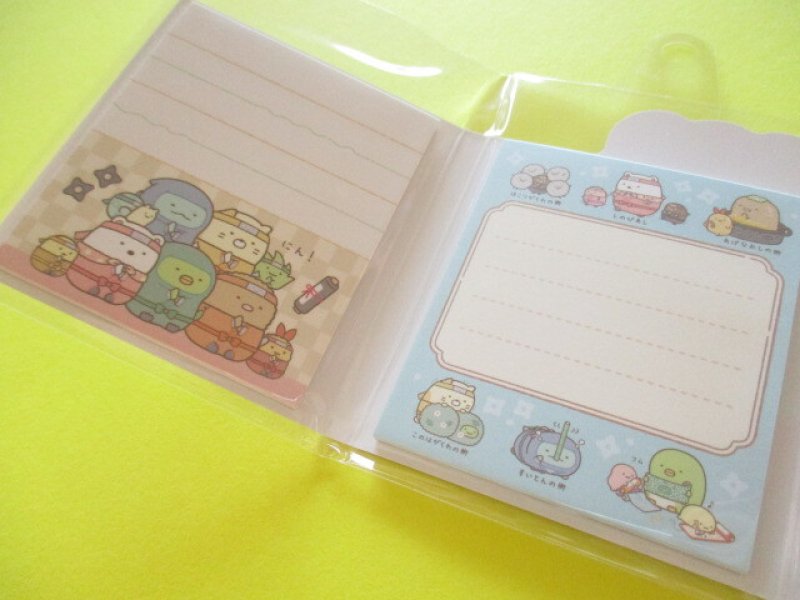 Photo1: Kawaii Cute Patapata Mini Memo Pad Set Sumikkogurashi San-x *忍者 (MH31801)