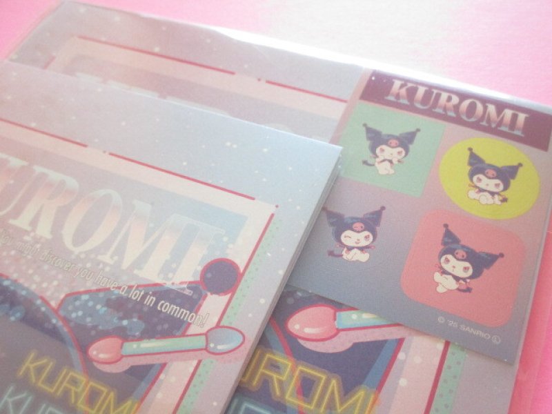 Photo1: Kawaii Cute Letter Set Sanrio *Kuromi (Kuromi's Current Mood 416621)