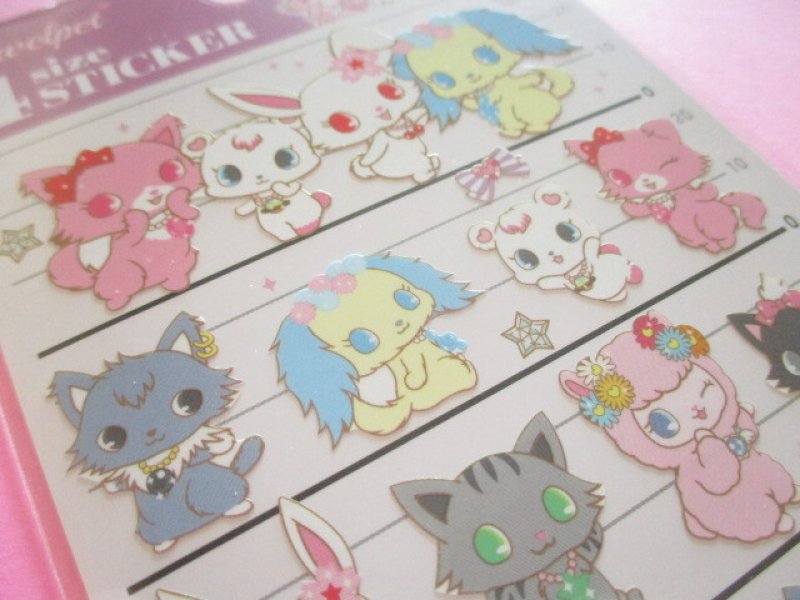Photo3: Kawaii Cute 4 Size Stickers Sheet Sanrio *Jewelpet (307769) 