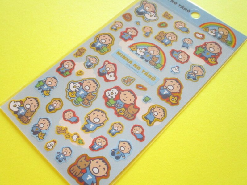 Photo1: Kawaii Cute Stickers Sheet Sanrio *MINNA NO TĀBŌ (Rainbow 417543） (1)