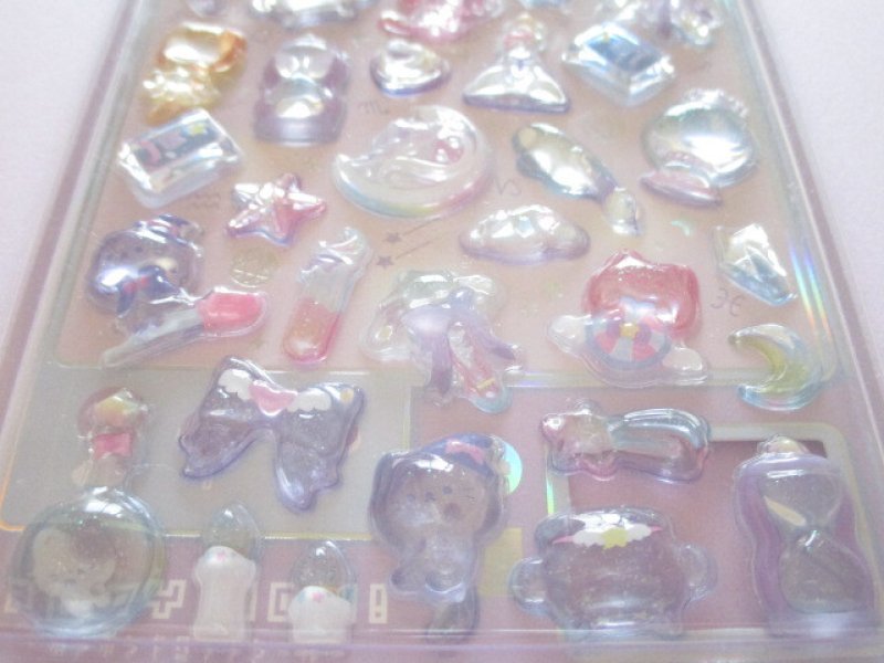 Photo2: Kawaii Cute Bonbon Drop Stickers Sheet Q-Lia *まじょねこ Bonbon (01213) 