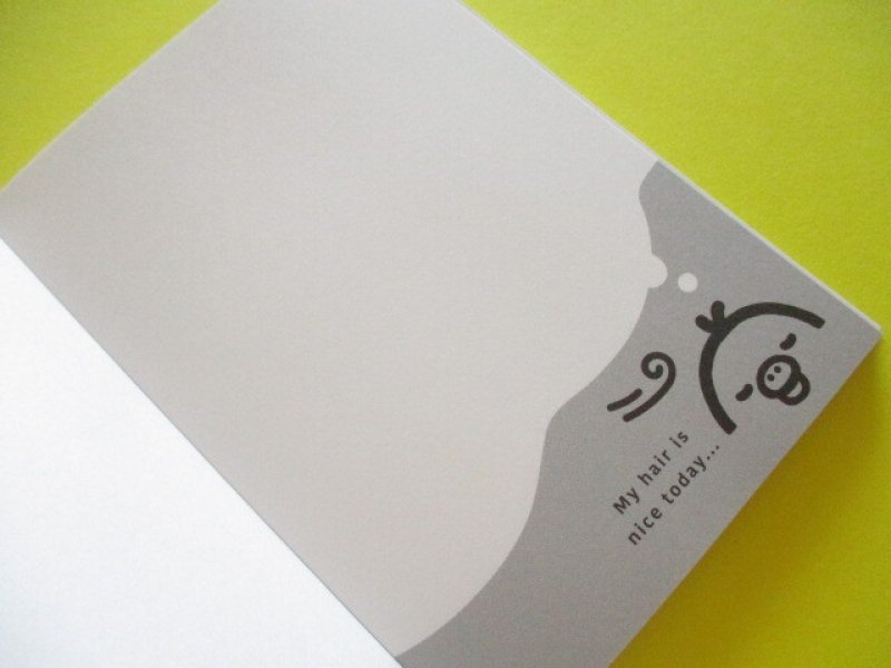 Photo2: Kawaii Cute Large Memo Pad Basic Rilakkuma San-x *Monochrome (MH31502)