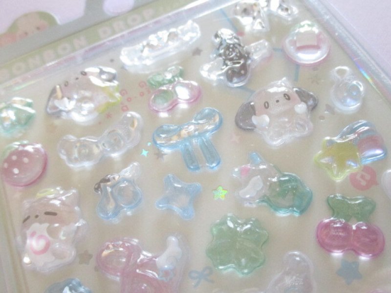 Photo3: Kawaii Cute Bonbon Drop Stickers Sheet Q-Lia *ういっしゅBonbon (01214) 