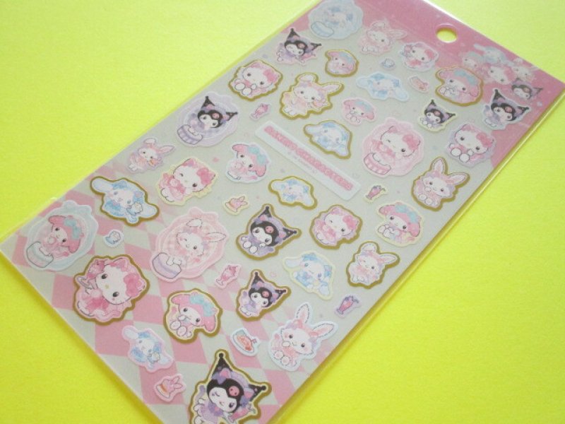 Photo1: Kawaii Cute Stickers Sheet Sanrio *Sanrio Characters (ねこみみ Maid Café 417574） (1)