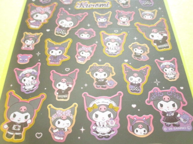 Photo2: Kawaii Cute Stickers Sheet Sanrio *Kuromi (Kuromi Collection 417468）