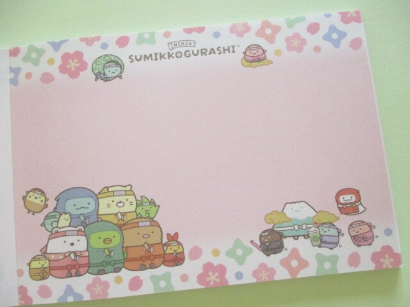 Photo3: Kawaii Cute Large Memo Pad Sumikkogurashi San-x *忍者 (MH31702)