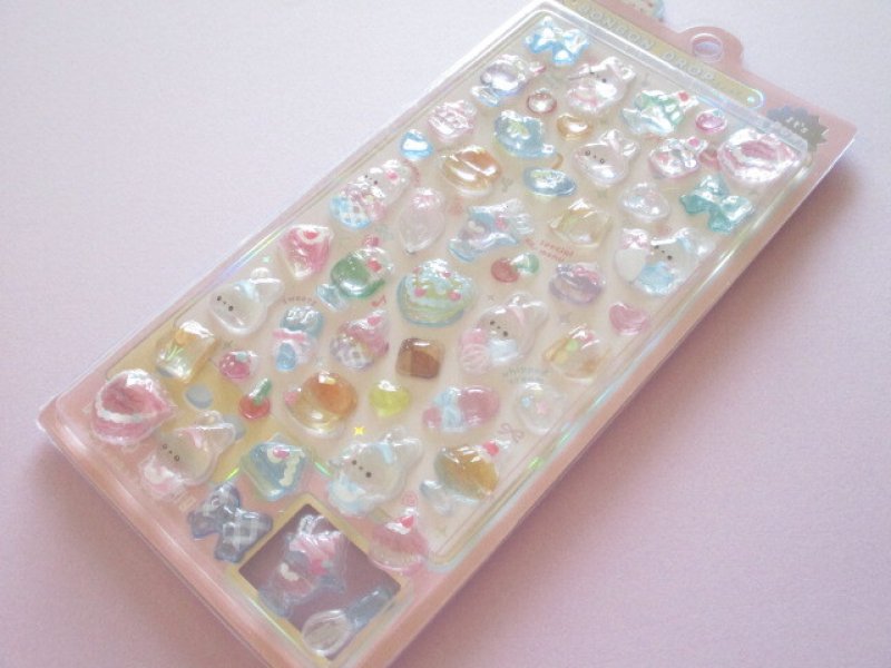 Photo1: Kawaii Cute Bonbon Drop Stickers Sheet Q-Lia *Sweets Bonbon (01215)  (1)