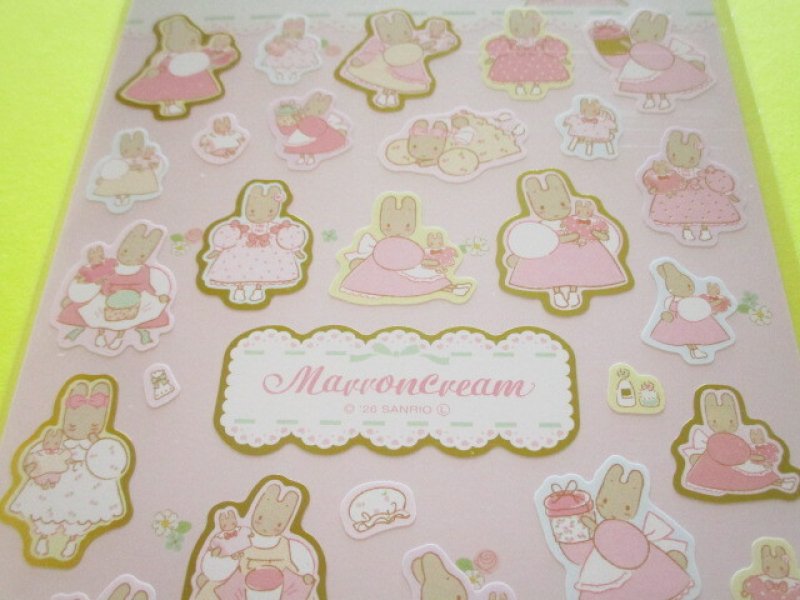 Photo1: Kawaii Cute Stickers Sheet Sanrio *Marron Cream (Petit Marron 417529）