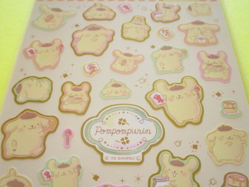 Photo1: Kawaii Cute Stickers Sheet Sanrio *POMPOMPURIN (Happiness Girl Design 417482）