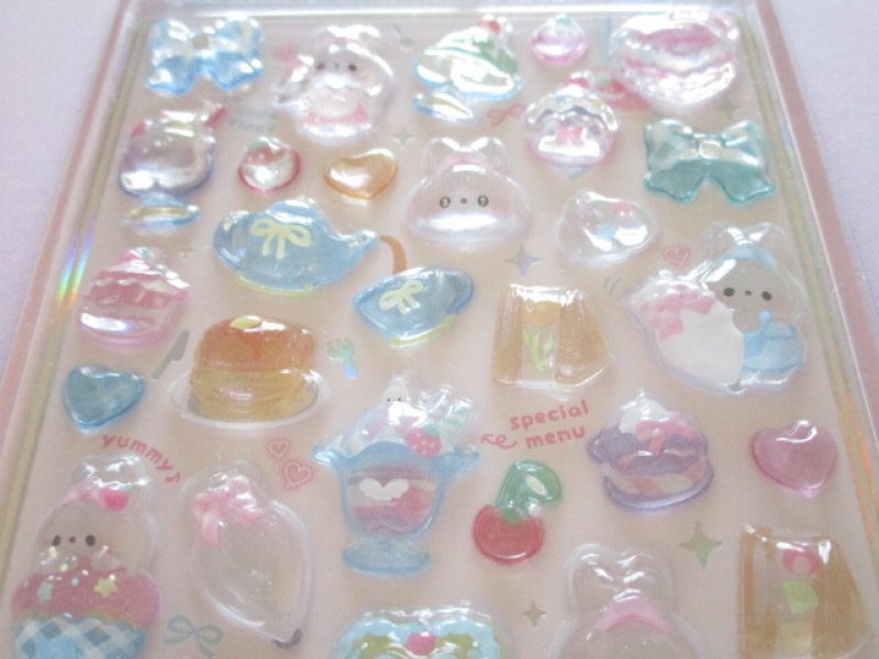 Photo1: Kawaii Cute Bonbon Drop Stickers Sheet Q-Lia *Sweets Bonbon (01215) 