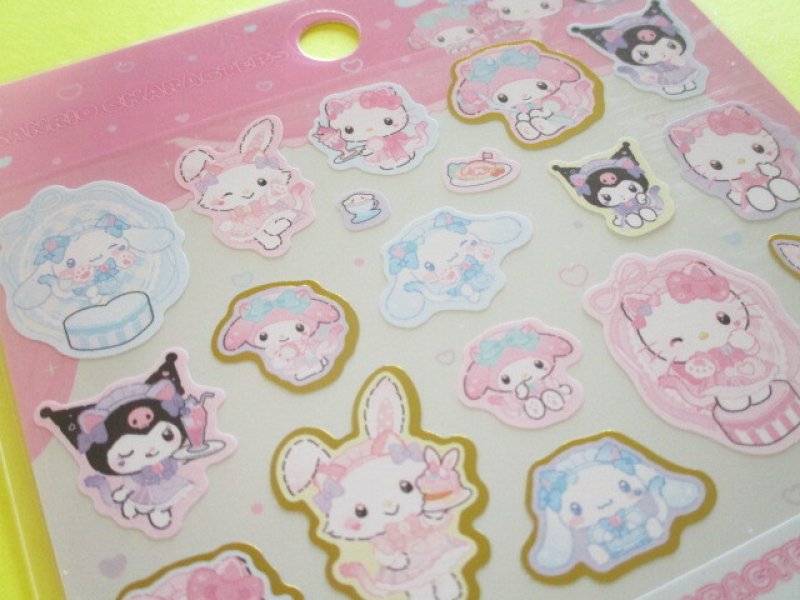 Photo3: Kawaii Cute Stickers Sheet Sanrio *Sanrio Characters (ねこみみ Maid Café 417574）