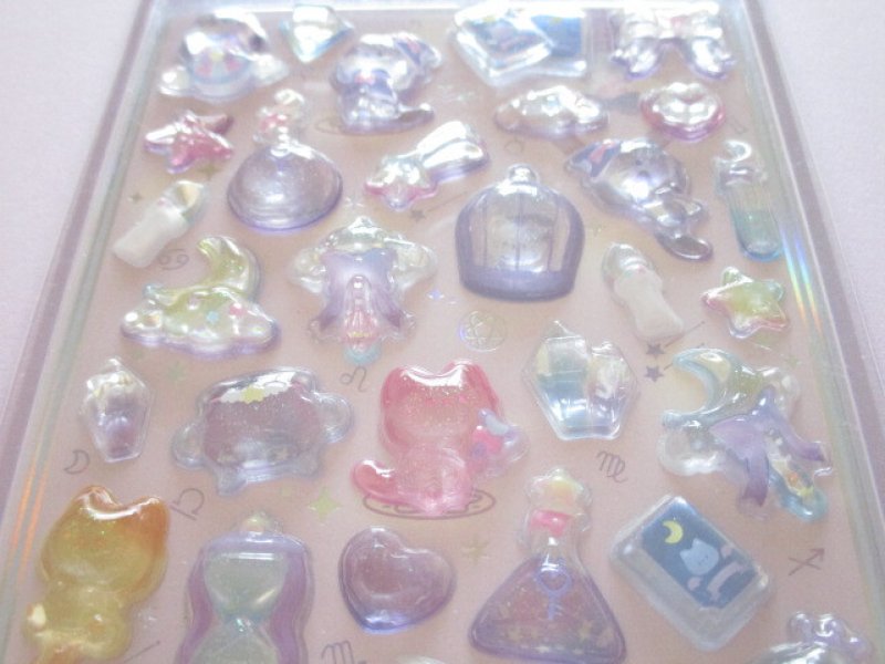 Photo1: Kawaii Cute Bonbon Drop Stickers Sheet Q-Lia *まじょねこ Bonbon (01213) 