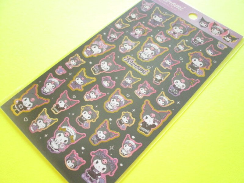 Photo1: Kawaii Cute Stickers Sheet Sanrio *Kuromi (Kuromi Collection 417468） (1)