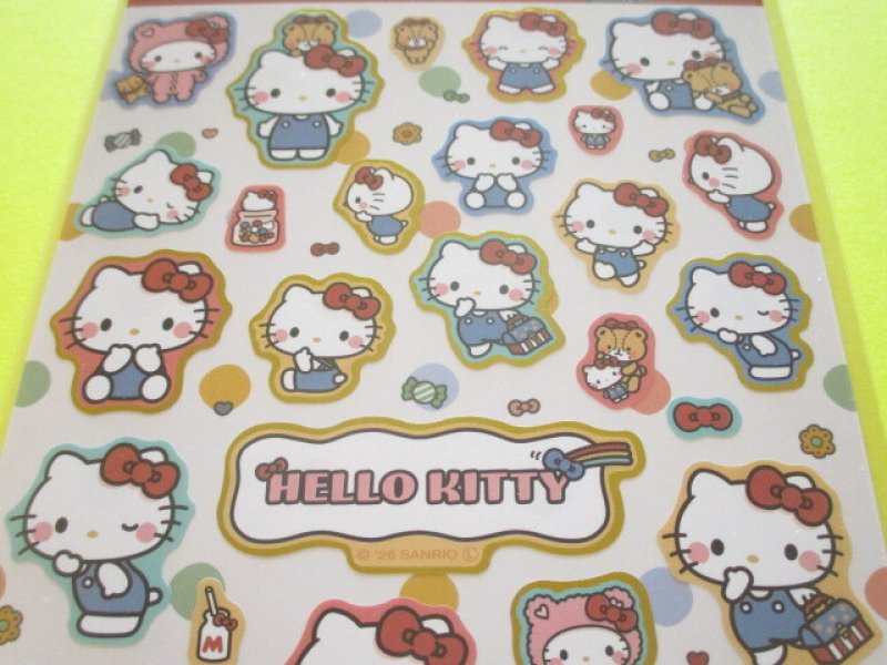 Photo1: Kawaii Cute Stickers Sheet Sanrio *Hello Kitty (My favourite days 417444）