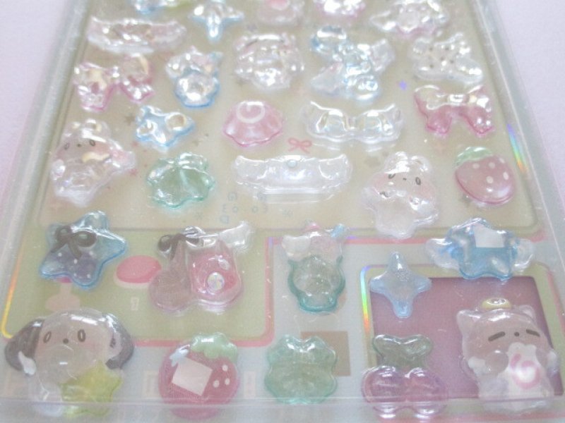 Photo2: Kawaii Cute Bonbon Drop Stickers Sheet Q-Lia *ういっしゅBonbon (01214) 
