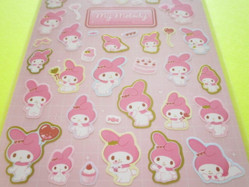 Photo2: Kawaii Cute Stickers Sheet Sanrio *My Melody (Girlish Power in Pink 417451）