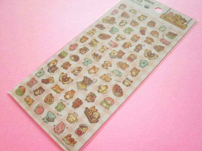 Photo1:  Kawaii Cute Stickers Sheet Mind Wave *fuca fuca's (82511) (1)