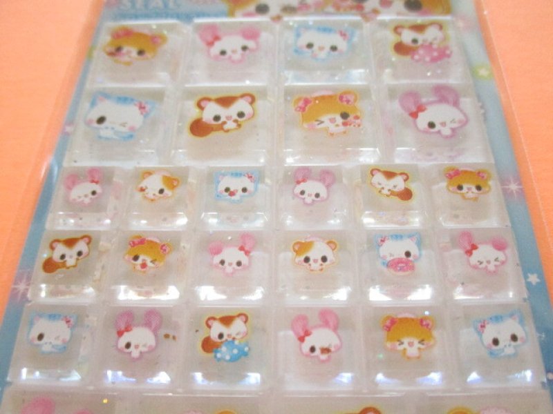 Photo1: Kawaii Cute Drop Block Seal Kamio *Hamu Hamu Cafe (231746)