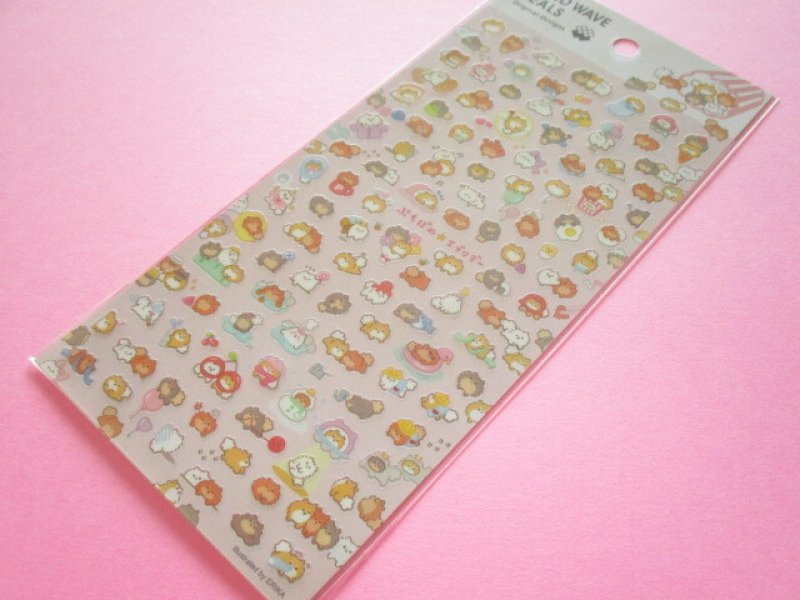 Photo1:  Kawaii Cute Stickers Sheet Mind Wave *ぷちぽめ エブリデー (82768) (1)