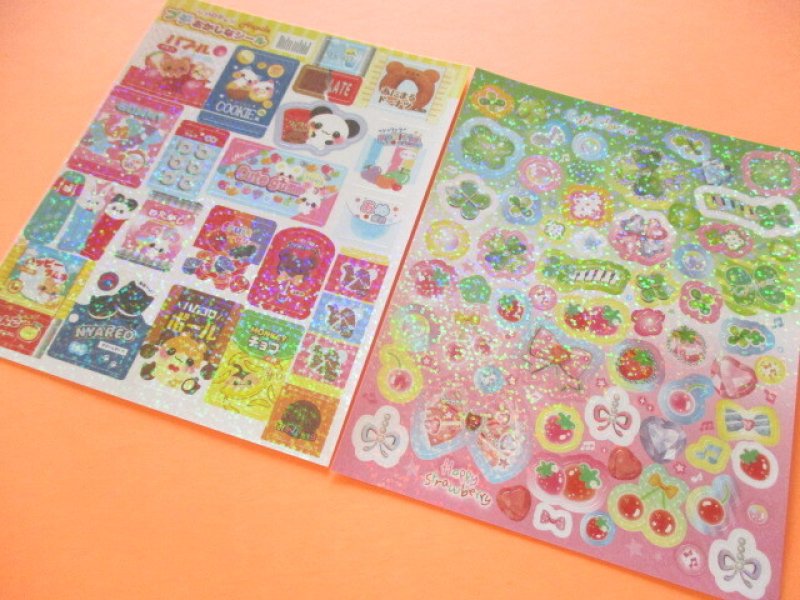 Photo3: Kawaii Cute めちゃもり Seal Collection Stickers Sheet hapila (STC 62)