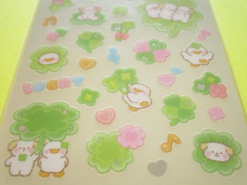 Photo2: Kawaii Cute Fluffy World Stickers Sheet Gaia *Clover (468249)