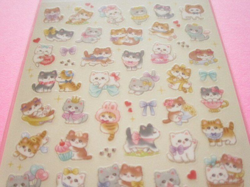 Photo1:  Kawaii Cute Stickers Sheet Mind Wave *Little Mewny (82514)