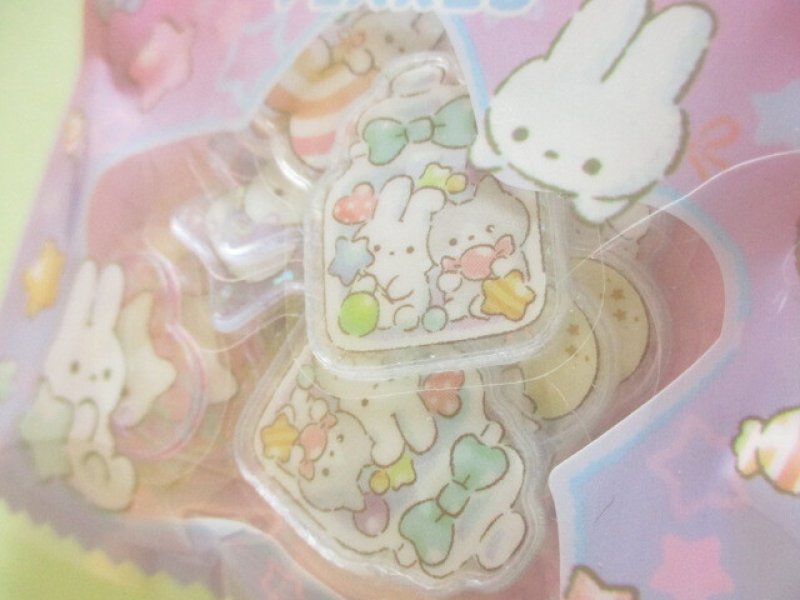 Photo1: Kawaii Cute Sticker Flakes Sack Amifa *Kira Kira Animal (164398)
