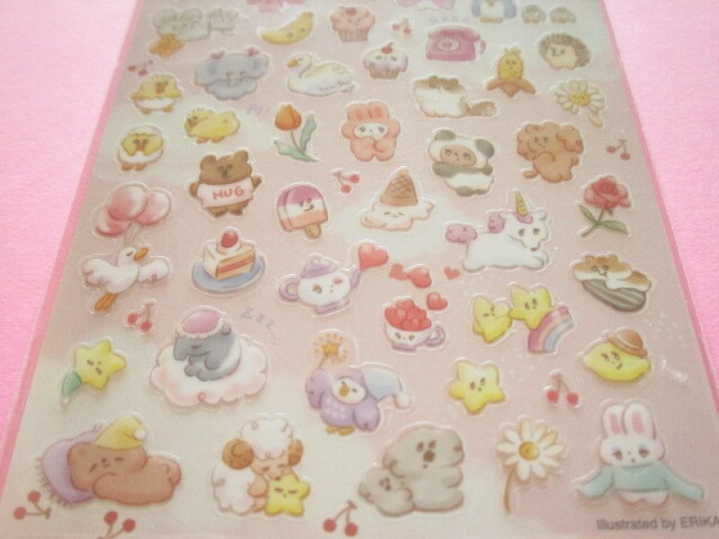 Photo2: Kawaii Cute Stickers Sheet Mind Wave *YumeYume Sekai (82058)