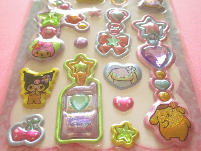 Photo2: Kawaii Cute Puku Kira Charm Stickers Sheet Sanrio *Sanrio /Leopard (137730)