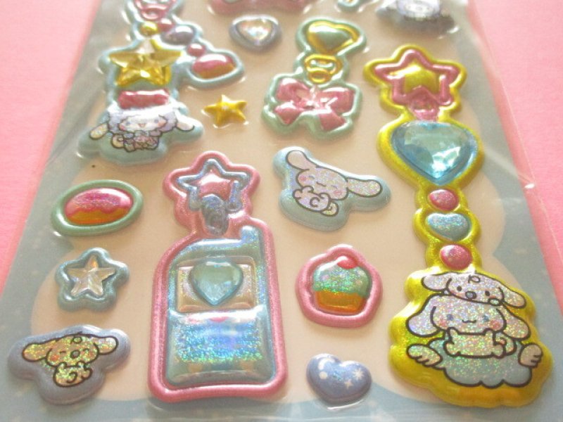 Photo2: Kawaii Cute Puku Kira Charm Stickers Sheet Sanrio *Cinnamoroll (137735）