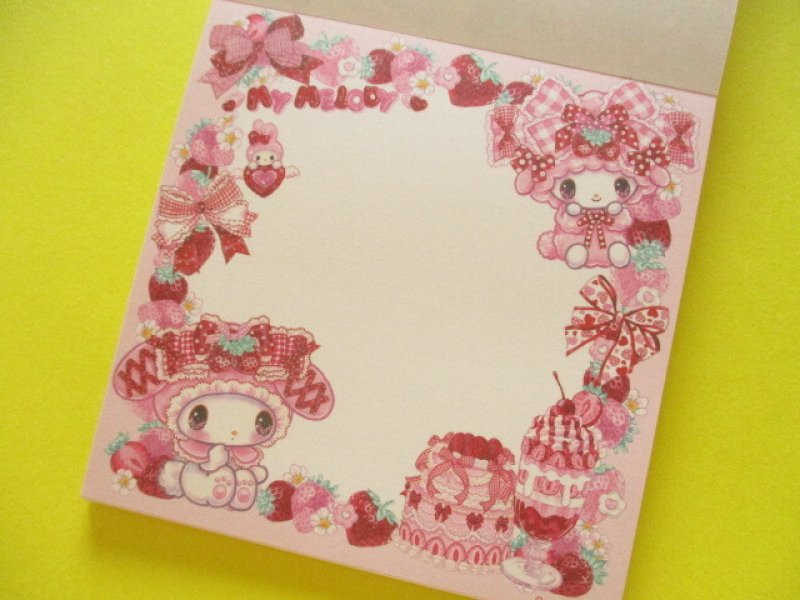 Photo2: Kawaii Cute Medium Memo Pad Sanrio Characters × 飴ノ森ふみか Amenomori Fumika Clothes Pin *Dream Mix (MM-84178)