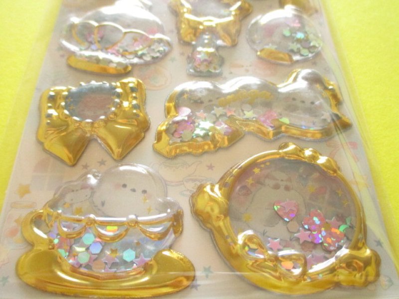 Photo2: Kawaii Cute Kira Shaka Jewelry Stickers Sheet Q-Lia *Kirarin Enaga March (01210)