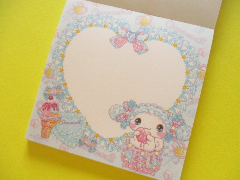 Photo1: Kawaii Cute Medium Memo Pad Sanrio Characters × 飴ノ森ふみか Amenomori Fumika Clothes Pin *Cinnamoroll (MM-84005)