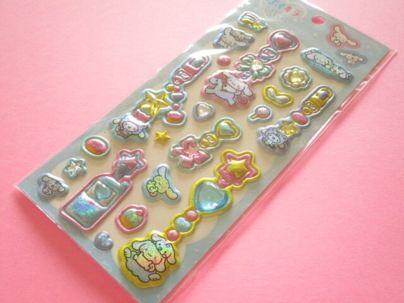 Photo1: Kawaii Cute Puku Kira Charm Stickers Sheet Sanrio *Cinnamoroll (137735） (1)