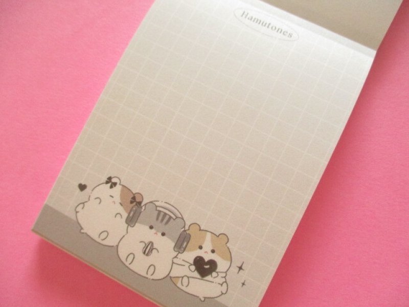Photo1: Kawaii Cute Mini Memo Pad はむコレ Crux *Hamutones (139310)