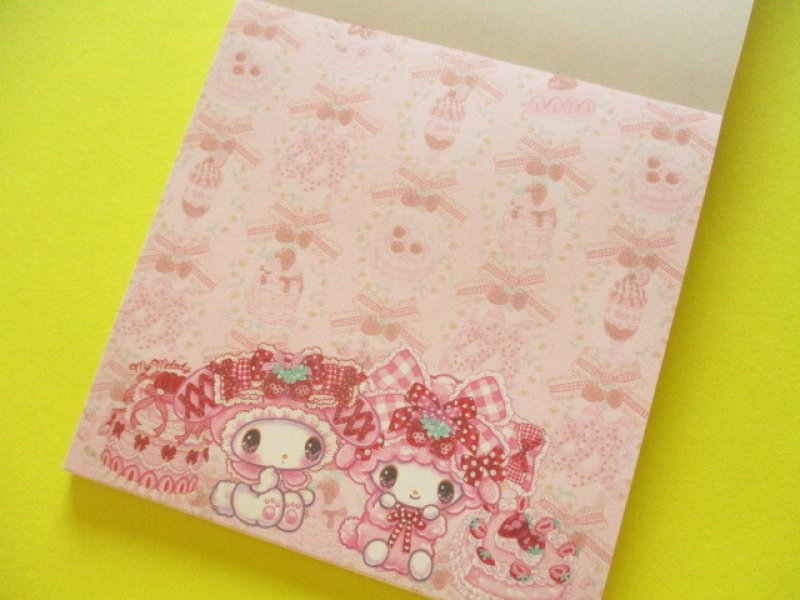 Photo2: Kawaii Cute Medium Memo Pad Sanrio Characters × 飴ノ森ふみか Amenomori Fumika Clothes Pin *My Melody (MM-84175)