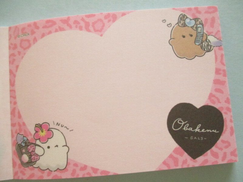 Photo2: Kawaii Cute Mini Memo Pad Obakenu Crux *日焼けギャル (139835)
