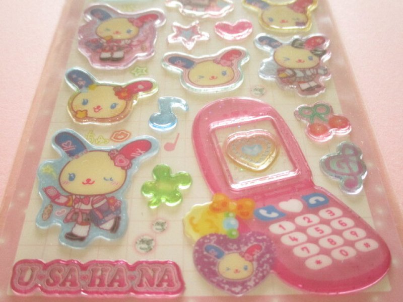 Photo2: Kawaii Cute 平成はっぴーフォン Stickers Sheet U*SA*HA*NA Crux *コギャル (139021)