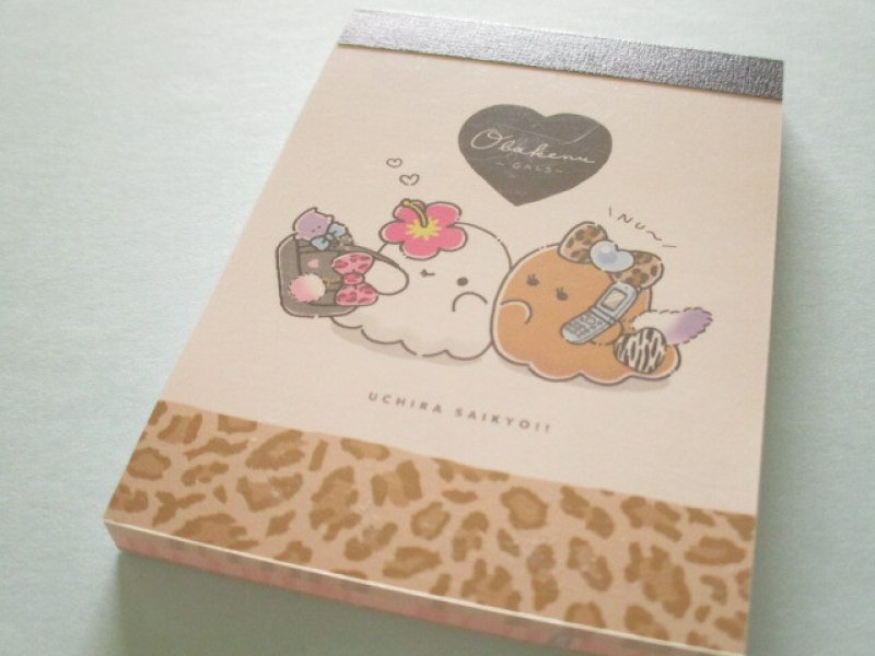 Photo1: Kawaii Cute Mini Memo Pad Obakenu Crux *日焼けギャル (139835) (1)