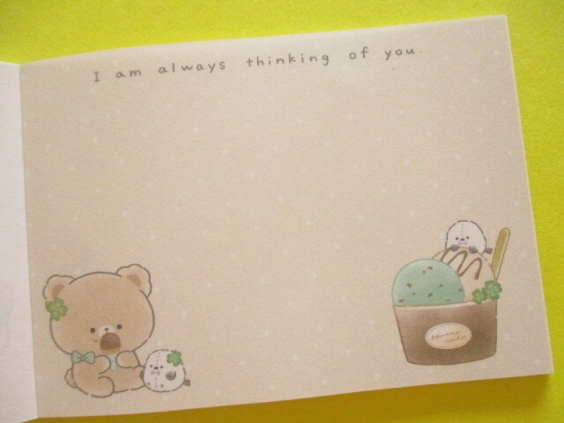 Photo2: Kawaii Cute Mini Memo Pad Gyutto Issho Crux *Ice cream (139826)