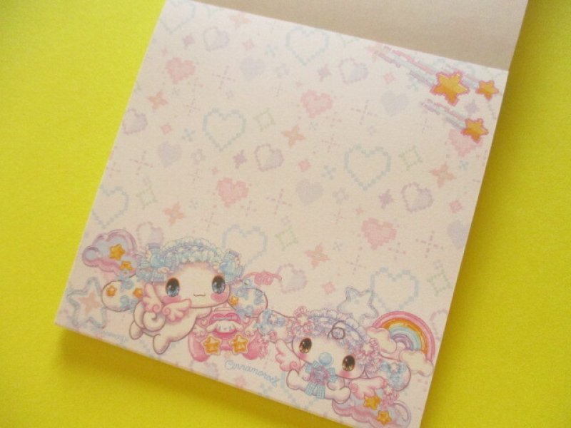 Photo2: Kawaii Cute Medium Memo Pad Sanrio Characters × 飴ノ森ふみか Amenomori Fumika Clothes Pin *Cinnamoroll (MM-84174)