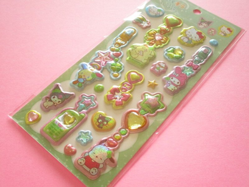 Photo1: Kawaii Cute Puku Kira Charm Stickers Sheet Sanrio *Sanrio Characters (137736） (1)