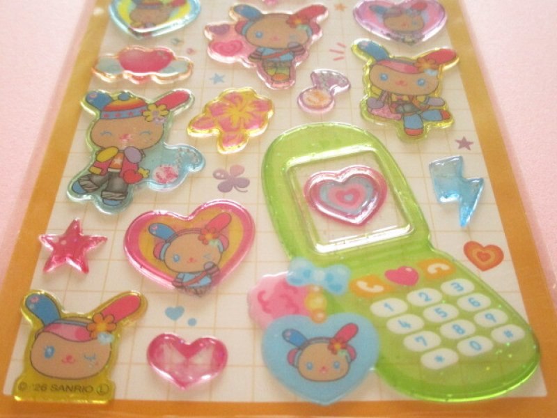 Photo2: Kawaii Cute 平成はっぴーフォン Stickers Sheet U*SA*HA*NA Crux *Pop Gal (139022)